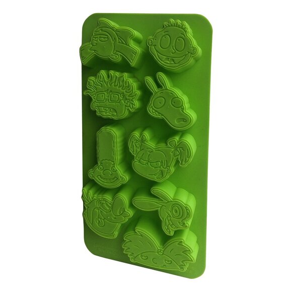 New! Nickelodeon Cartoons Pint Glass Set of 2 + Ice Cube Tray Rugrats - Picture 3 of 3